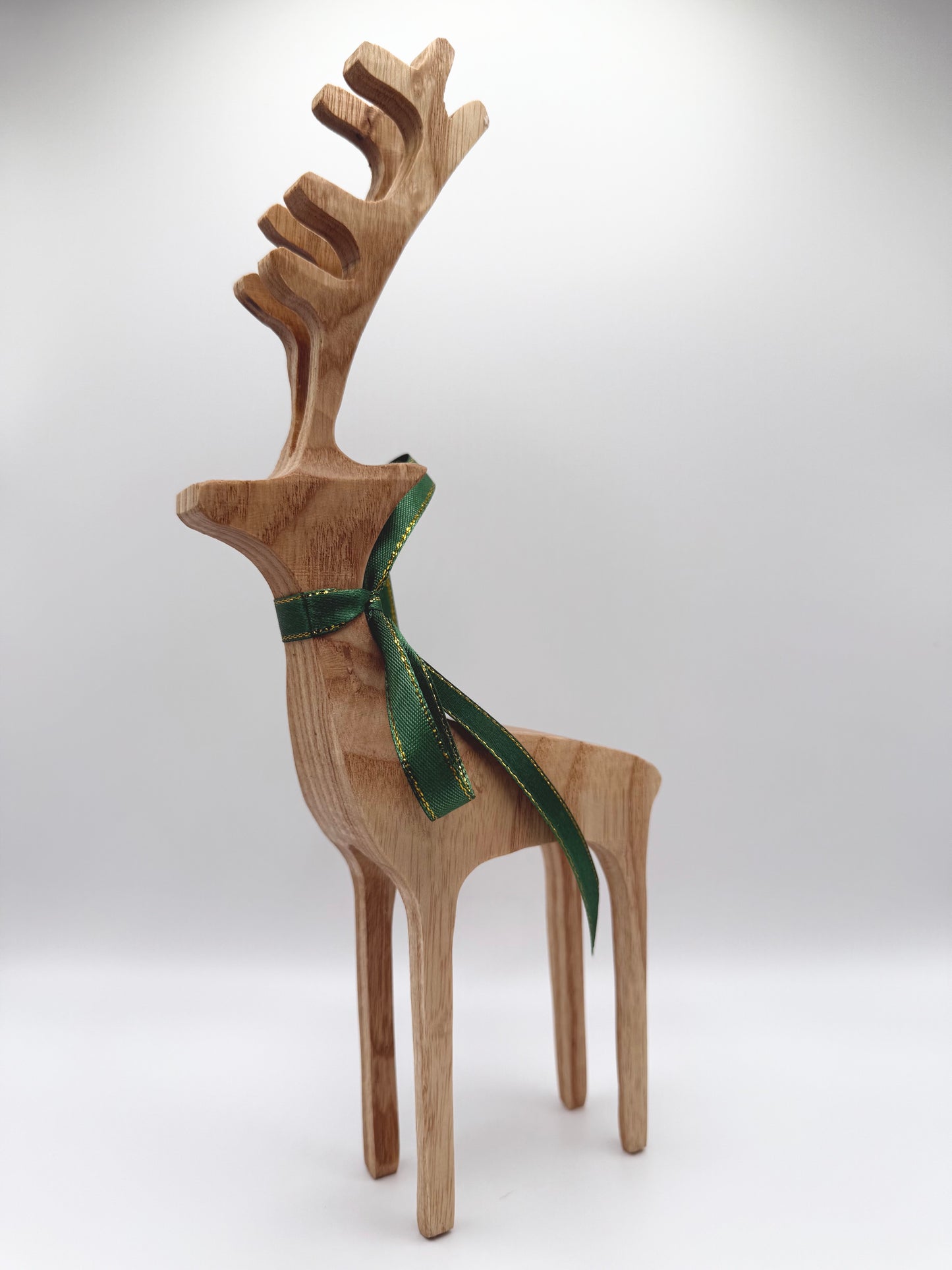 Hand-Crafted Wooden Reindeer - Dancer