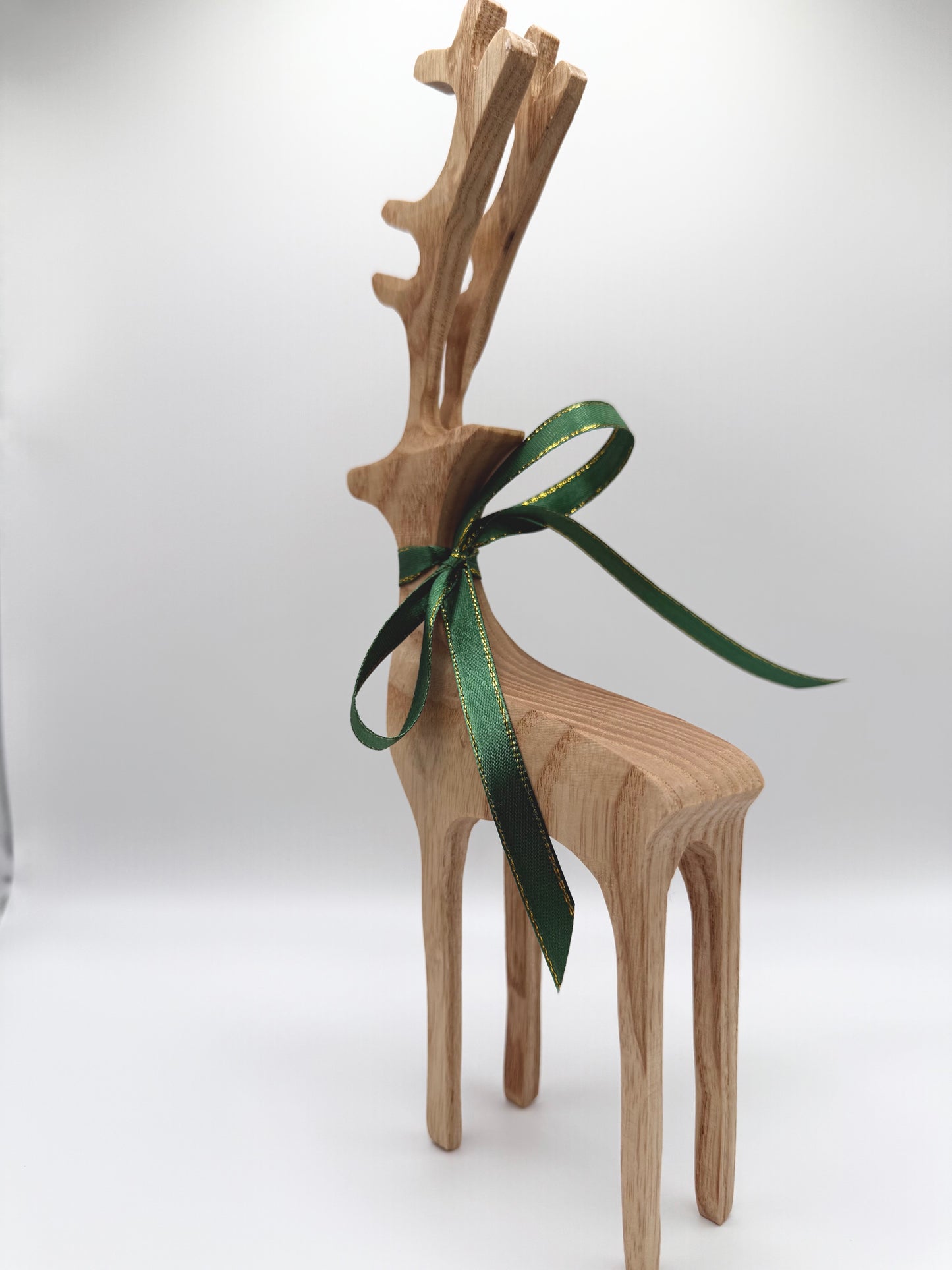 Hand-Crafted Wooden Reindeer - Dancer